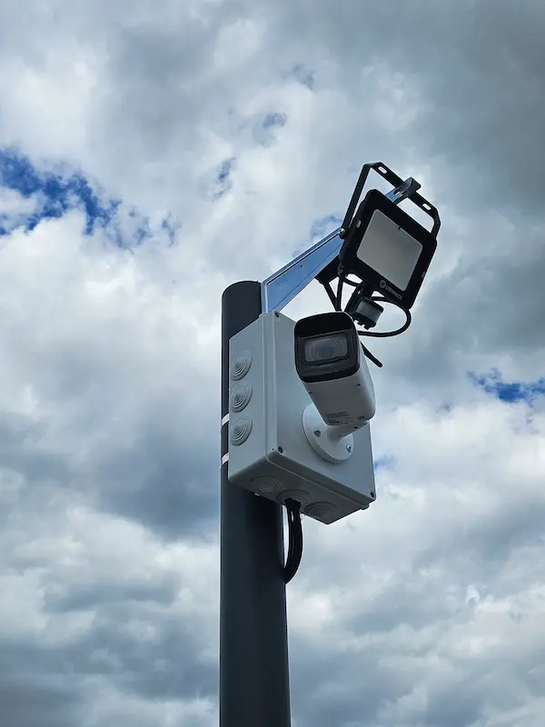 Monitoring placu z kontenerami